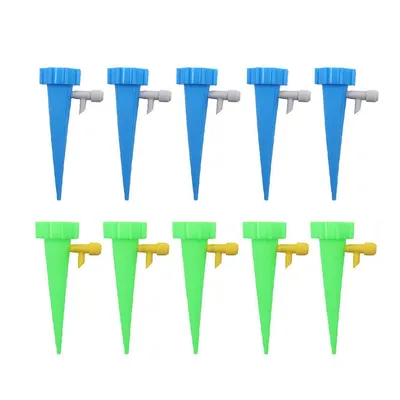 10pcs Automatic Plant Self Watering Spikes Garden Home Flower Drip Waterer Tool