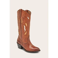 Shelby Deco Stitch Pull On Western Boot