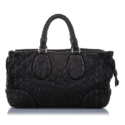 Pre-loved Quilted Leather Satchel