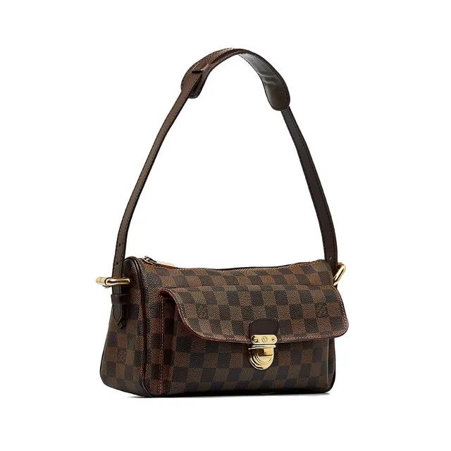 LOUIS VUITTON Damier Ebene Saleya GM Shoulder Tote Bag