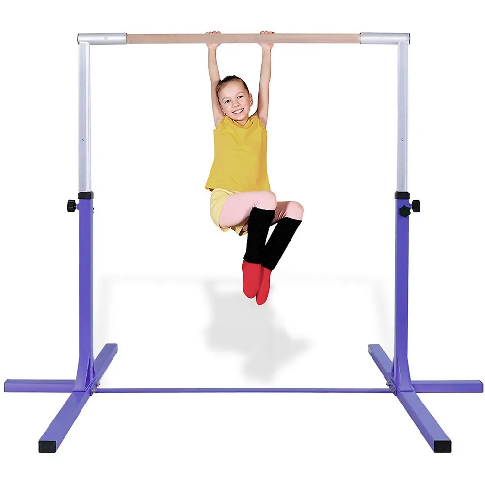 4FT Portable Ballet Barre Freestanding Dance Bar Adjustable Height Kids  Adults