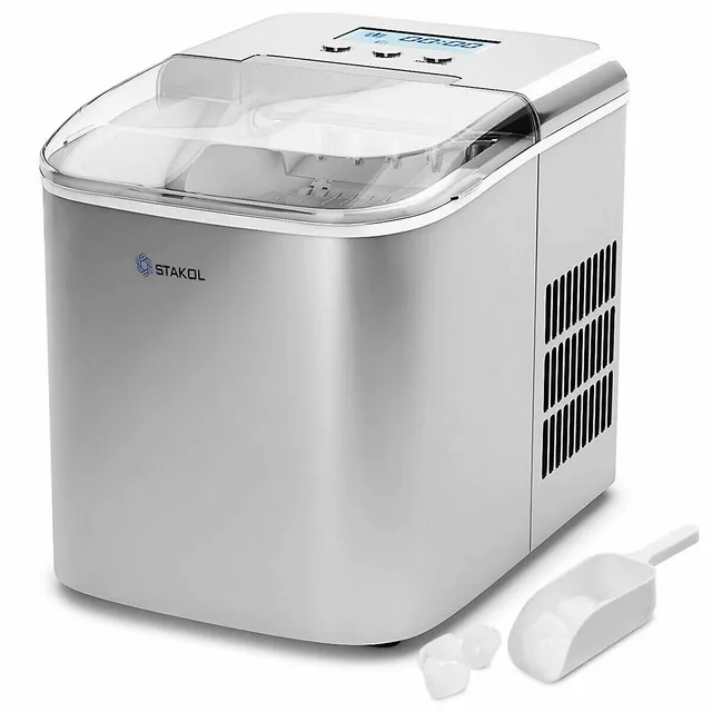 Nugget Ice Maker Machine Countertop Chewable Ice Maker 29lb/Day  Self-Cleaning