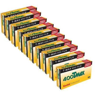 10x Kodak 856 8214 Professional 400 Tmax Black White 400 Negative Film 5-roll