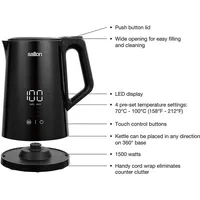 Jk1956 Insulated Digital Kettle, Temperature Controlled, Cordless,1.5l