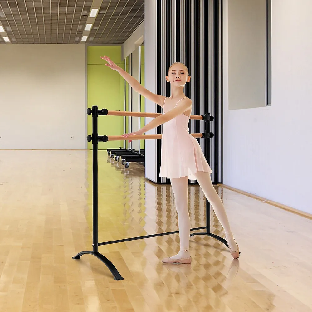 Costway 4ft Portable Ballet Barre Freestanding Dance Bar
