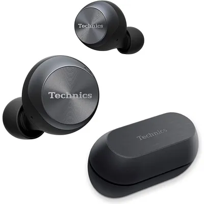 True Wireless Earbuds With Industry Leading Noise Cancelling, Bluetooth Earbuds, Dual Hybrid Technology, (eah-az70w-k), Xs, S, M, L, Xl