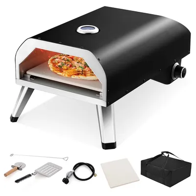 Outdoor Gas Pizza Oven Portable Propane Pizza Stove With Oven Cover Pizza Stone