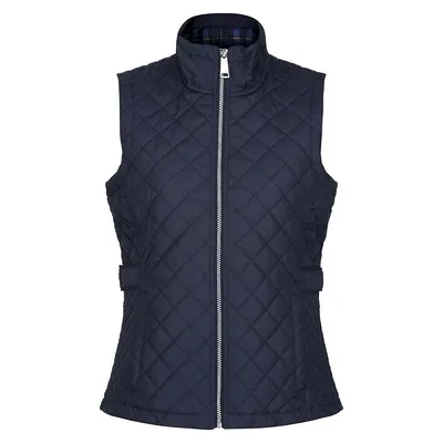 Womens/ladies Charleigh Checked Quilted Body Warmer