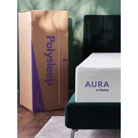 Aura Antimicrobial Memory Foam Mattress — Integrated Support Frame