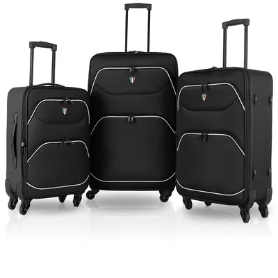 Ben Fatto Luxury Fabric Luggage 3PC Set (20", 24", 28")