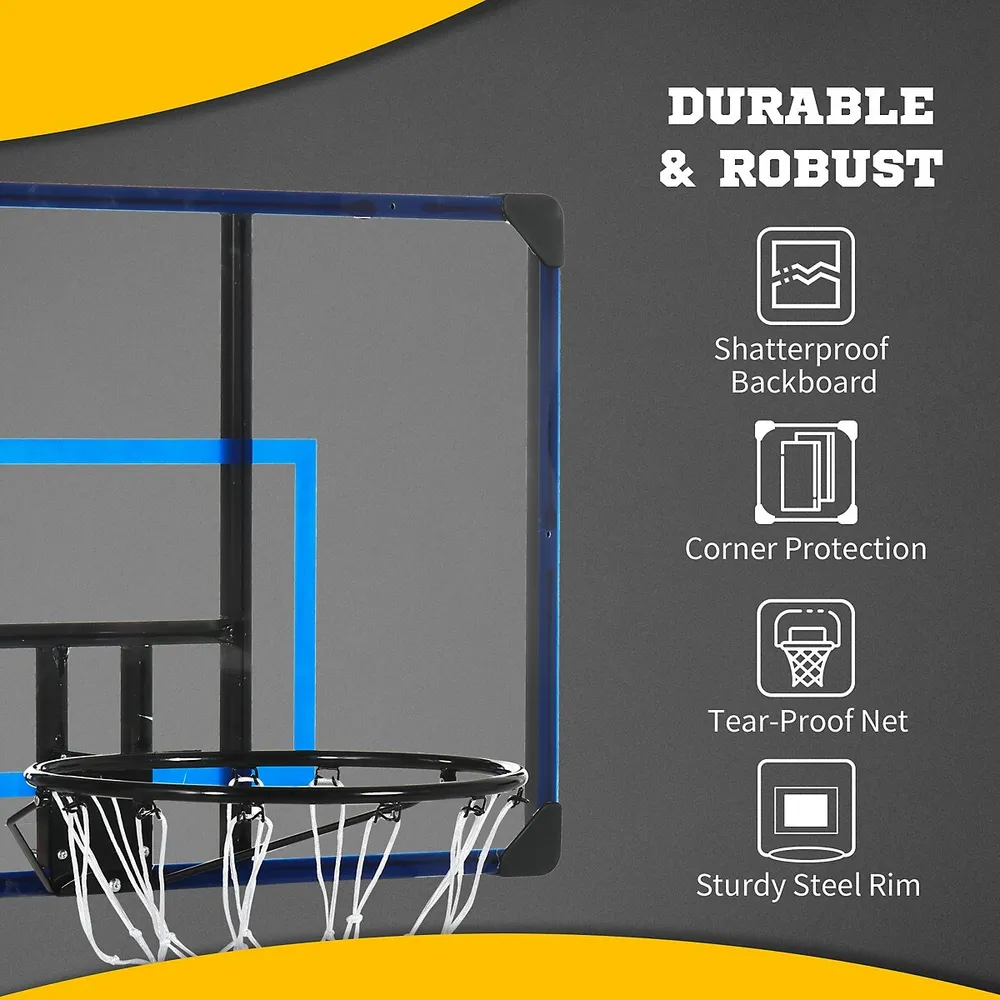 Wall Mounted Basketball Hoop For Indoor And Outdoor Use