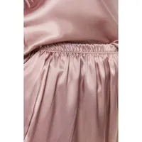 Trendyol Curve Women Plain Woven Camisole - Shorts Plus Pajamas