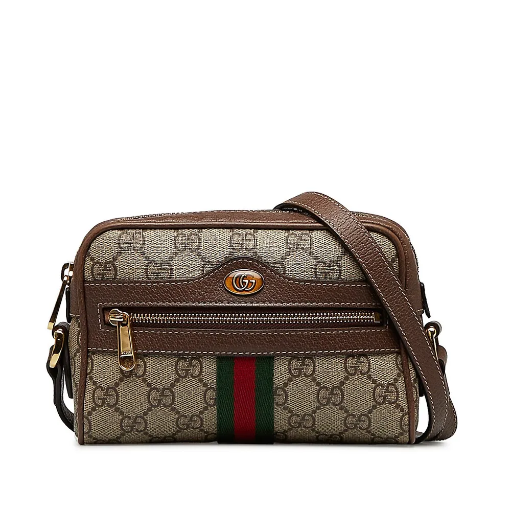 Gucci Pre-owned GG Supreme Ophidia Crossbody Bag