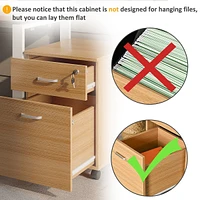 2 Drawer Filing Cabinet With Lock