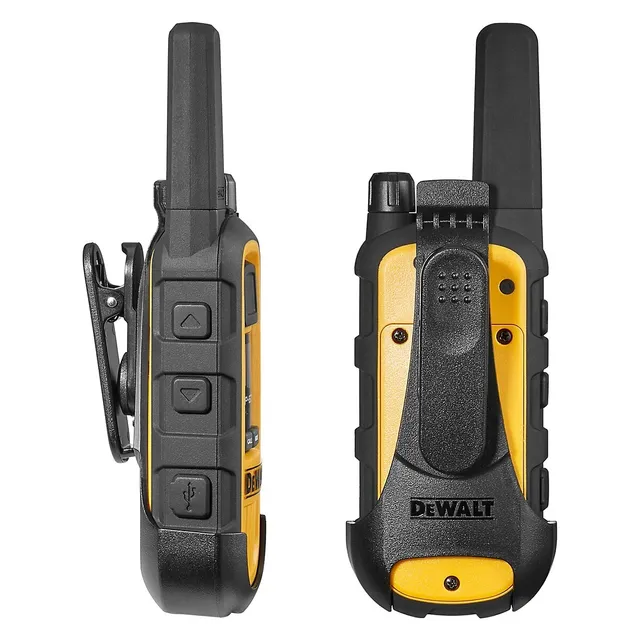 Dewalt 2/6 Dxfrs800 Long Range Walkie Talkies Watt, Heavy Duty,  Waterproof, 22 Channels  Rechargeable Two-way Radio Set With Vox, Pack Of  Radios Charger Bayshore Shopping Centre
