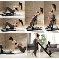 8-in-1 Multifunction Squat Machine Deep Sissy Squat Home Gym Fitness Ab Trainer