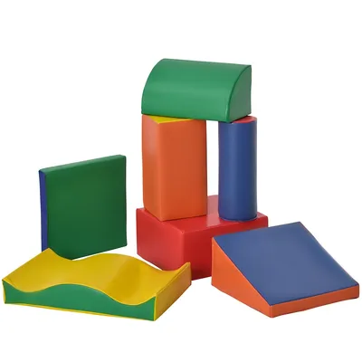 7-piece Soft Play, Kids Crawl And Climb Soft Play Equipment