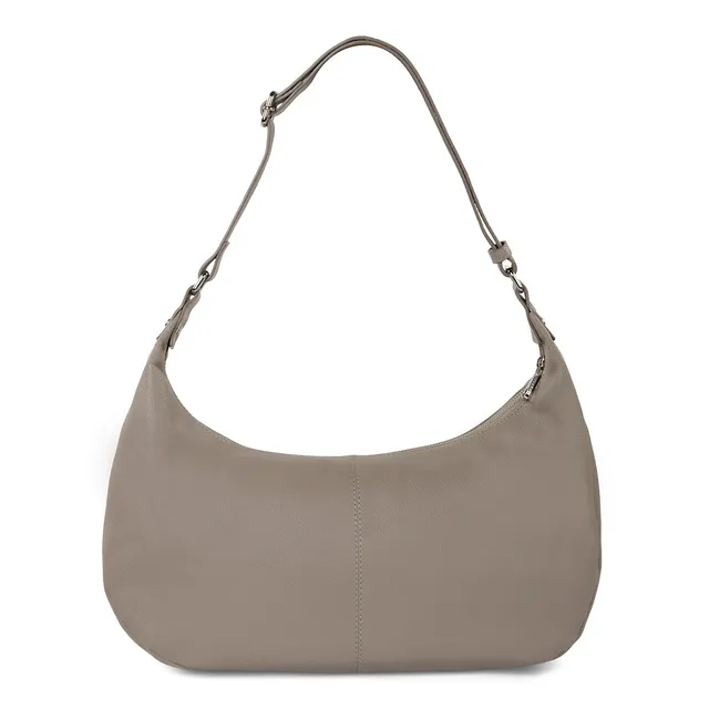 Bugatti BRERA - HOBO BAG WITH BACKSIDE ZIP POCKET - OFF WHITE