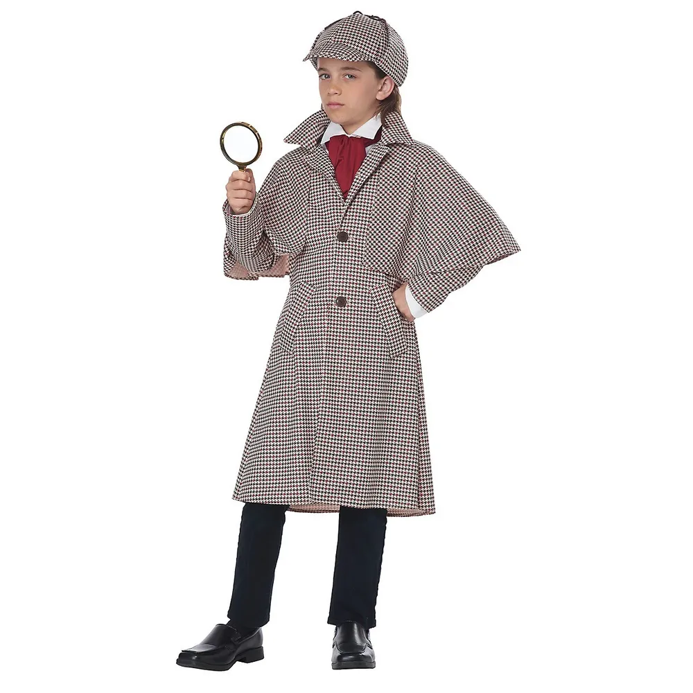 English Detective Sherlock Holmes Boy Costume