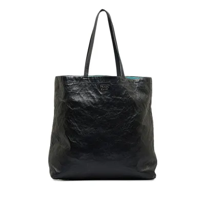 Pre-loved Calf Leather Reversible Tote