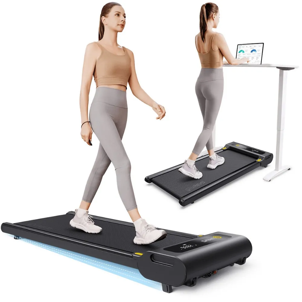 E3s Walking Pad With Incline, Incline Under Desk Treadmill For Home/office With Smart App, 265lbs Weight Capacity, Remote Control , Led Display