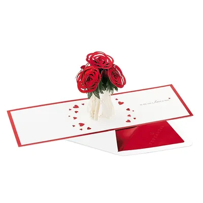 Signature Paper Wonder Pop Up Valentines Day Card (Love To Love)