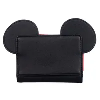 Mickey Mouse Big Ears Faux Leather Womens Bifold Wallet