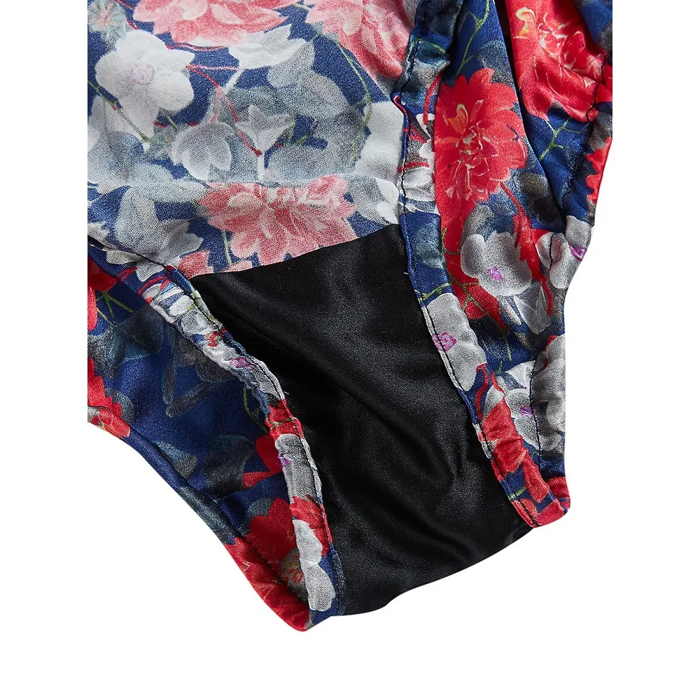Thong  la Vie en Rose Womens 6-Pack Cotton Thong Panty Multicolor