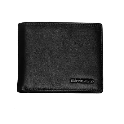 Locke Genuine Leather Bi-fold Wallet - Navy