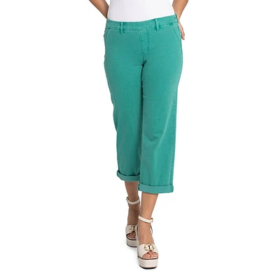 Maddie Rolled-up Colored Pant