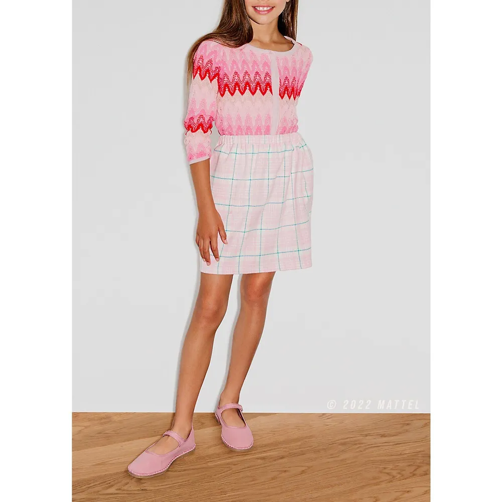 Barbie® Kids Knit Cardigan