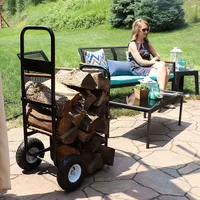 Steel Firewood Log Cart