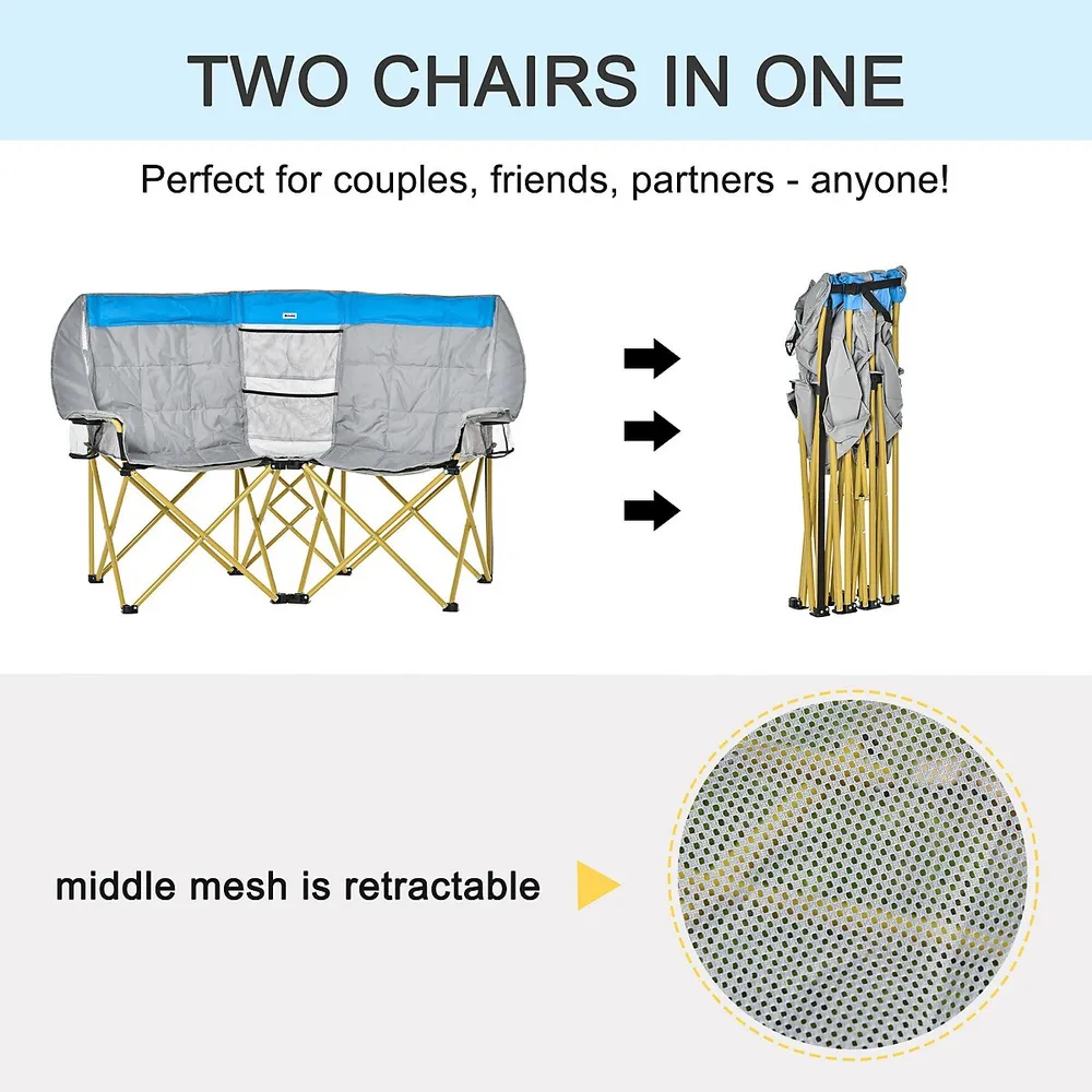 Double Seat Camping Chair