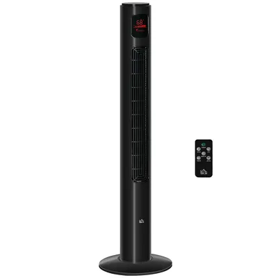 46" Tower Fan With 3 Speed And 12h Timer
