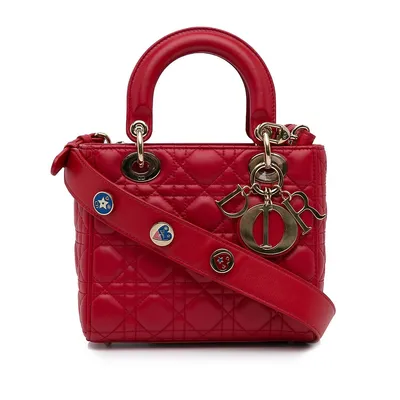 Pre-loved Lambskin Cannage Lady Dior