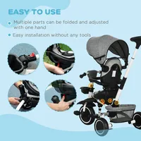 7-in-1 Toddler Tricycle Kids Trike