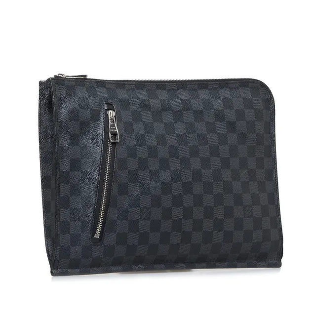 Louis Vuitton Black Damier Graphite Toiletry Pouch Poche Toilette