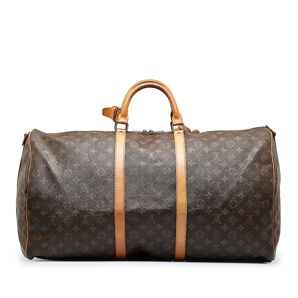 Louis Vuitton Vintage Monogram Canvas Keepall Bandouliere 60