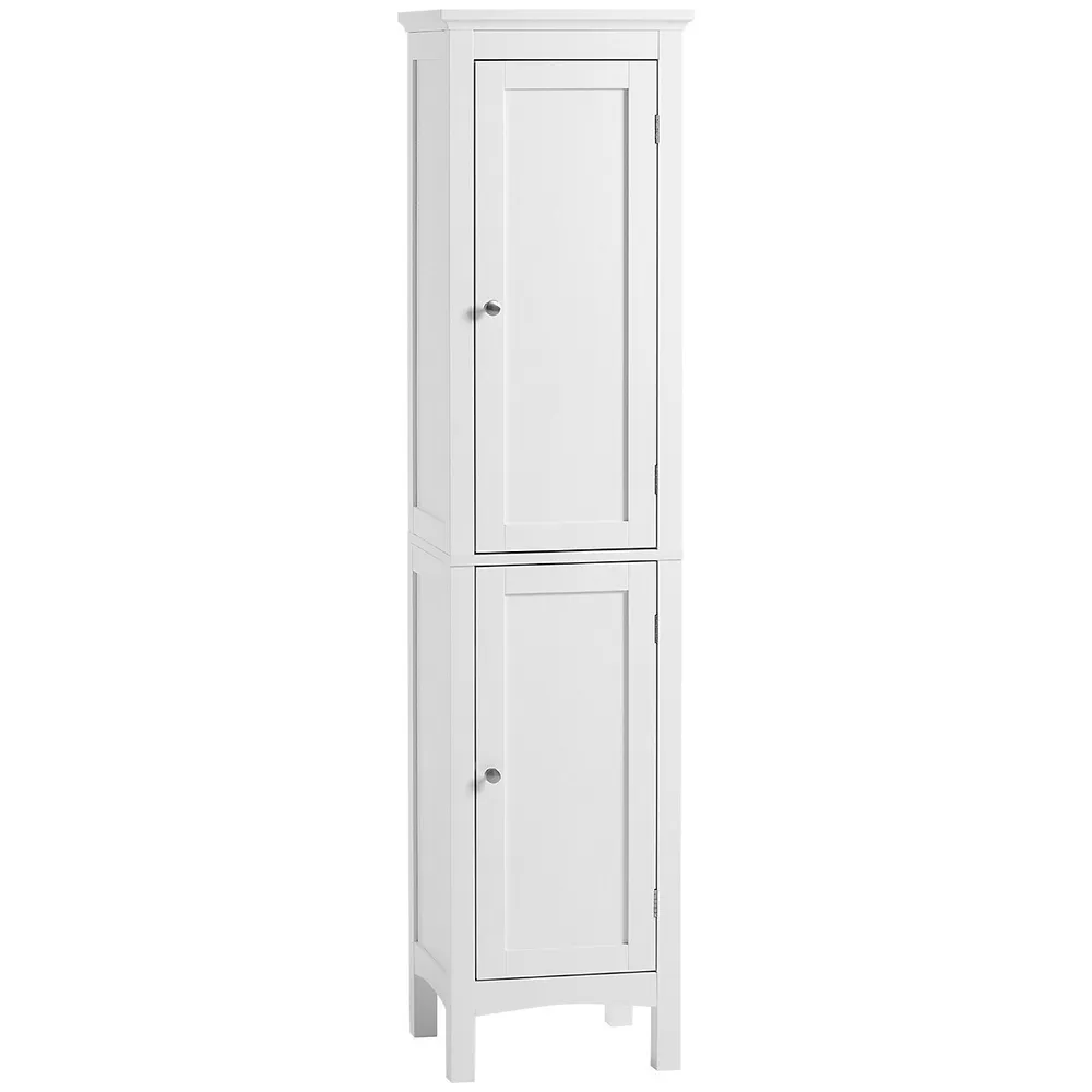 Kleankin Tall Bathroom Cabinet, Slim Bathroom Storage Cabinet