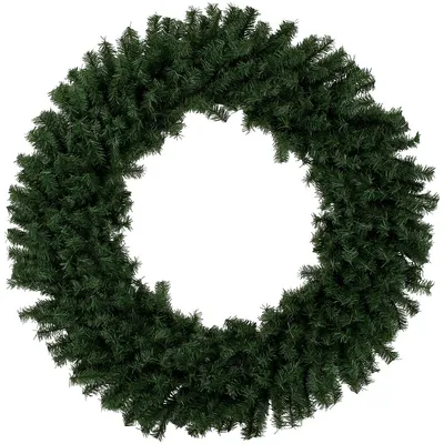 Canadian Pine Artificial Christmas Wreath, 48-inch Unlit