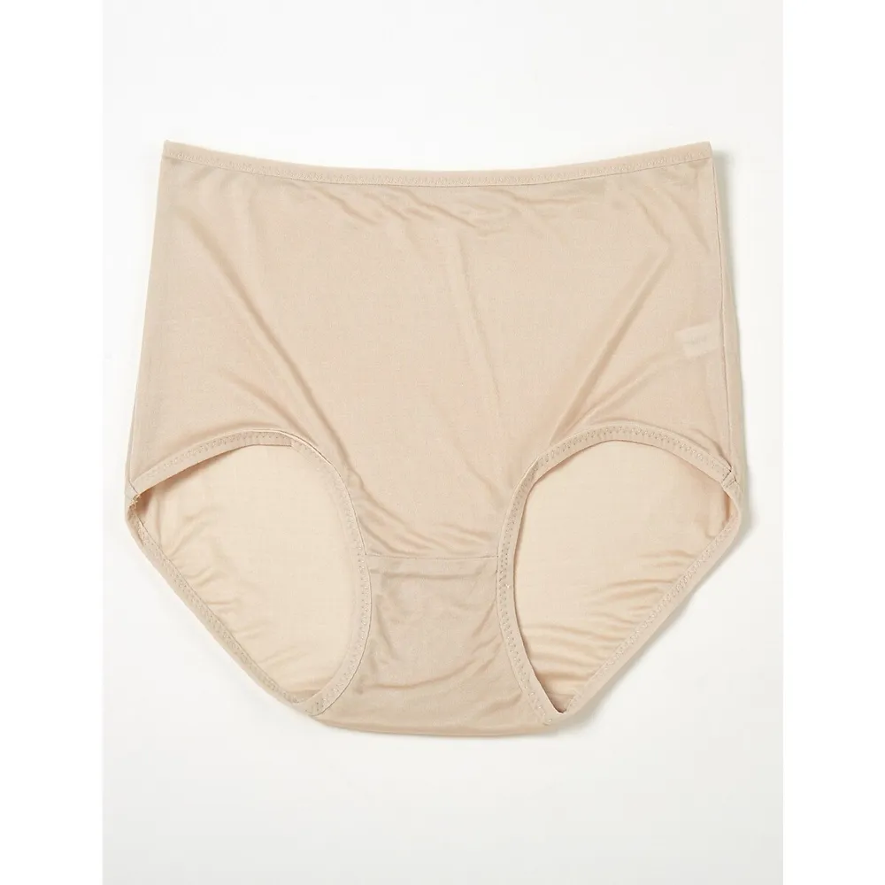 Knitted Silk High Rise French Cut Pantie