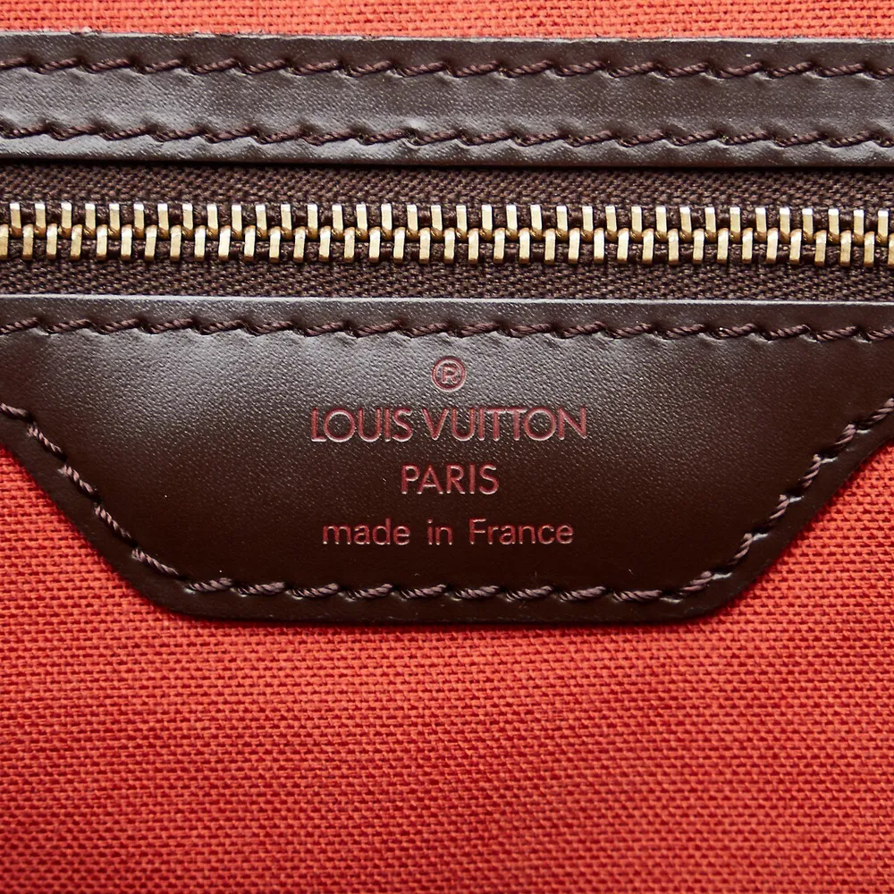 Louis Vuitton Pre-loved Damier Ebene Greenwich Pm