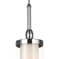 Maybelle 1 Light Candle Mini Chandelier With Chrome Finish