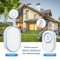 Tuya Wireless Wifi Door Bell Kit With Magnetic Sensors For Offices, Home, Hospitals