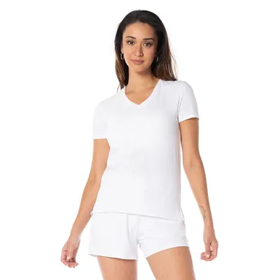 Womens Easywear V-neck Short Sleeve Jersey Outdoor Freedom Trail T-shirt