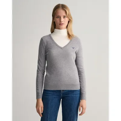 Md. Extrafine Lambswool V-neck