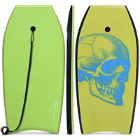 41''/37'' Super Lightweight Bodyboard Surfing W/leash Eps Core Boarding Ixpe Green