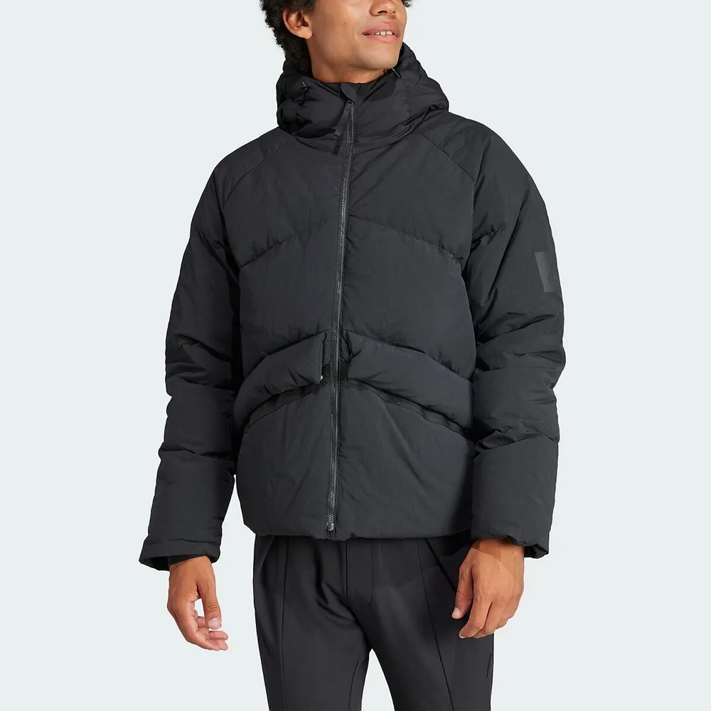 adidas Y-3 Graphic Puffer Jacket - Black