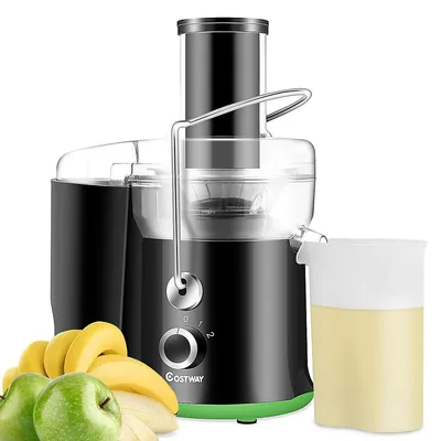 Electric Juicer Wide Mouth Fruit & Vegetable Centrifugal Juice Extractor 2 Speed