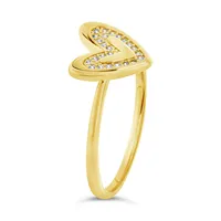 Mabel Cz Heart Ring
